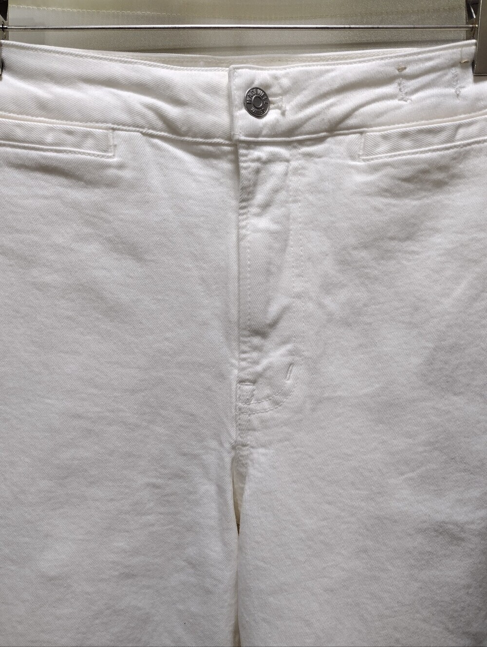 Madewell  Curvy Emmett Wide-Leg Jean in Tile White Size 28 - Picture 2 of 9